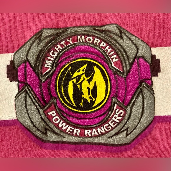 Mighty Fine Pink Ranger tee shirt - Picture 5 of 13